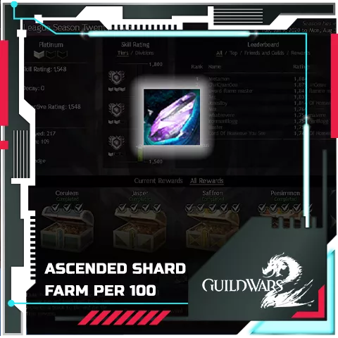 GW2 Ascended Shard Farm each 100 shards
